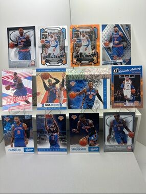 Carmelo Anthony w/ Amare Stoudemire/JR Smith/Tyson Chandler Knicks lot of 12